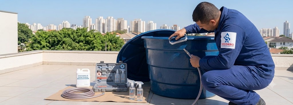 Limpeza de Caixa D'água em Biguaçu